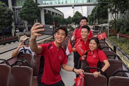 4 local athletes who conquered the world in 2021 honoured in bus parade