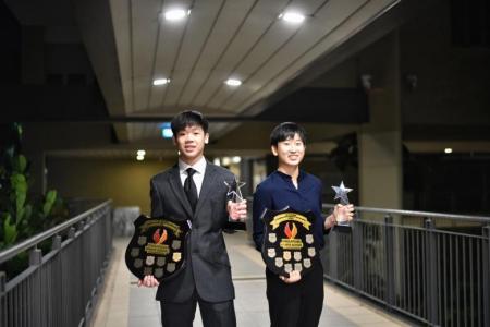 Paddlers Izaac, Jingyi win top honours at S'pore Sports School Awards Night