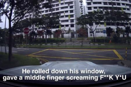 Road rage at Tampines carpark – Honda driver honks, overtakes and shouts 'f*** you!'