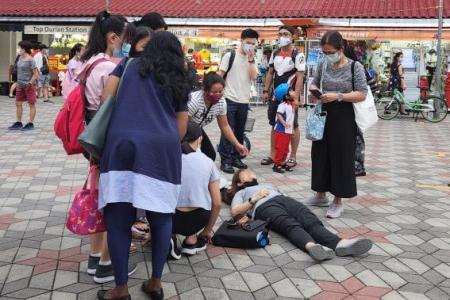 Wild boar knocks out woman in Yishun