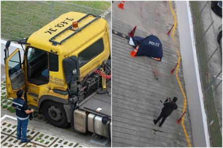 Worker, 39, dies after prime mover parked on ramp runs over him