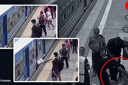 Woman in Argentina miraculously survives from fall under train