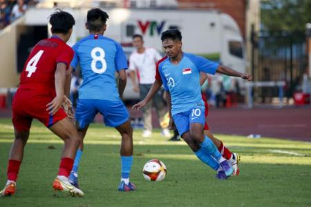 Young Lions get first win of football campaign to keep qualification hopes alive