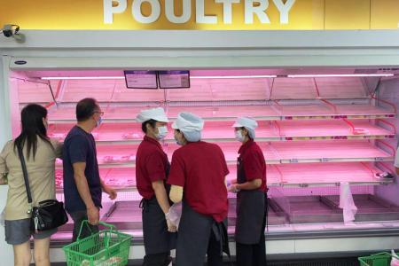 Fresh chicken snapped up at wet markets, supermarkets after Malaysia announces export ban