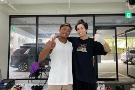 BTS' Jungkook spars with MMA star Yoshihiro Akiyama