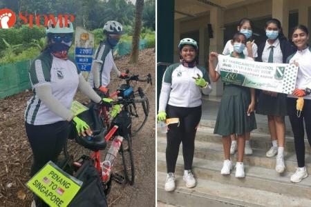 Teens and their dad cycle from Penang to mark 180th anniversary of St Margaret’s Secondary School