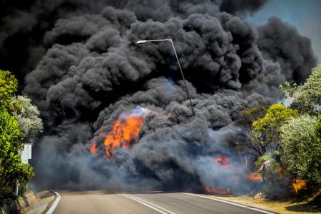 Greece, California battle fierce wildfires amid heatwaves