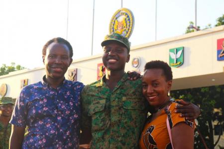 African-Singaporean on his way to becoming an officer