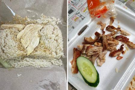Diners voice disappointment over underwhelming chicken rice from various stalls