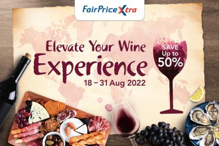 Get a taste of great wines at FairPrice Xtra