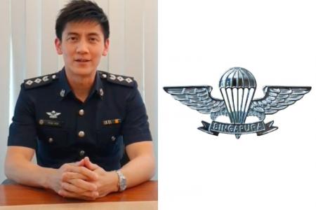 Singapore's 'yan dao policeman' isn't just a symbol of anti-theft, he's trained to jump out planes too