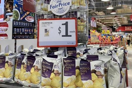 Truffle chip battle in the snack aisle