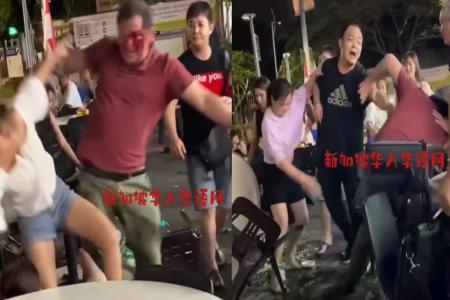 Man and woman throw punches at each other amid coffeeshop fight; both arrested for affray