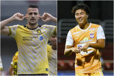 SPL goal machines Kopitovic and Tanaka cross paths as race for Golden Boot nears end