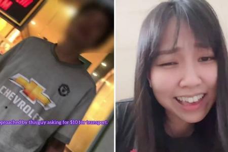Man with 'asthma' asks woman for $10 to travel to AMK, but rejects her offer to drive him