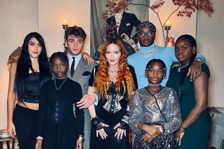 Madonna shares rare photos of all six children for Thanksgiving