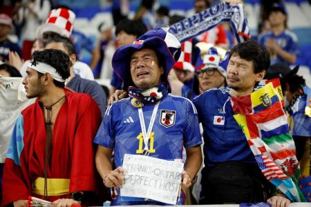 ‘Simply not meant to be’: Heartbreak in Japan as Samurai Blue exit World Cup