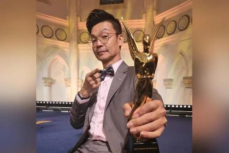 Mark Lee wins Best Comedy Performance at Asian Creative Academy Awards