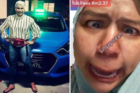 'It costs $8, not $5': Cabby on TikTok asks fellow S'poreans not to make her 'paiseh' when entering JB