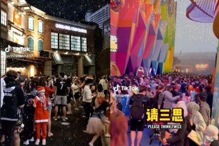 Singaporean warns of 'superhuman jam' at Genting Highlands theme park