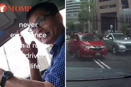 Gojek driver is a 'road hazard'