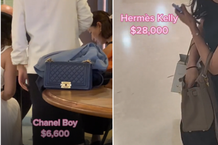 Chanel bag to chope table? TikTok video captures S'pore shoppers and their lavish handbags 