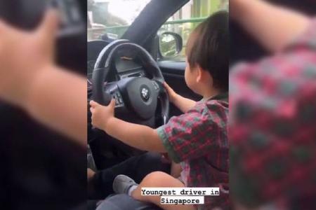 Parents slammed after posting video of 'youngest driver in Singapore'