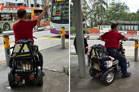 Man complains to LTA about user boarding bus with 'giant' PMA but it's not illegal