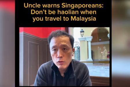 Man urges Singaporeans to 'stop showing off' when shopping in Malaysia