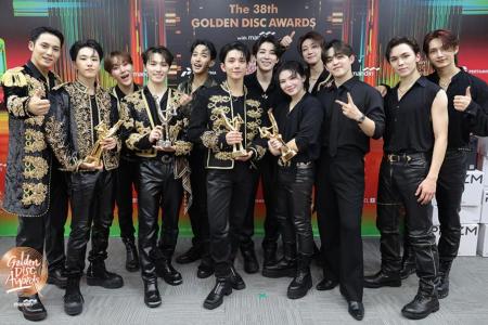 Seventeen win top honours at 38th Golden Disc Awards