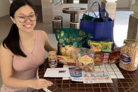 Nurse hands out Hari Raya carepacks paid out of own pocket