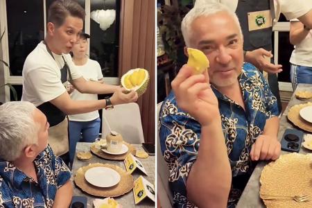 Cesar Millan returns to Singapore – for durian