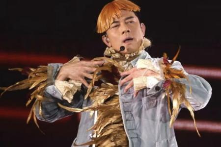 Fans left baffled by Aaron Kwok's concert hairdos