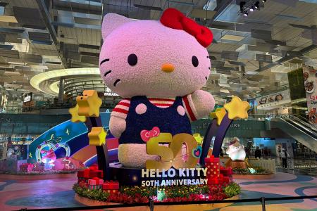 Changi Airport celebrates Hello Kitty’s golden jubilee