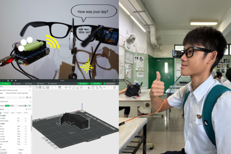 ACS(I) students bring subtitles to life with glasses that transcribe