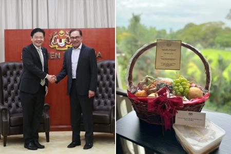 M’sian PM Anwar sends care package to PM Lawrence Wong