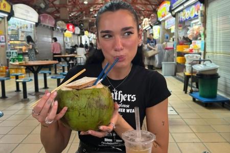 Dua Lipa recommends S'pore makan places in her newsletter