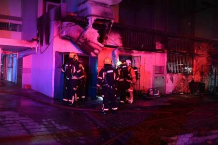 Man rescued from fire in Tampines flat as Bedok coffee shop also goes up in flames