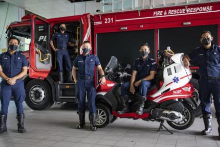 SCDF officers answered desperate daughter's plea to save unconscious dad from burning Tampines flat