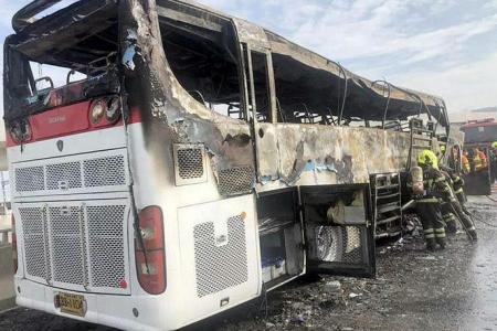 Eagle-eyed driver saves 15 tourists from Bangkok bus inferno