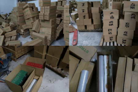 Seized contraband cigarettes worth over $800k in unpaid taxes