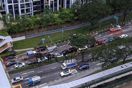 14-vehicle pile-up in Bartley Road; no injuries reported