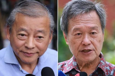 George Goh, Tan Kin Lian double down on whether there should be any giving way, in race to Istana