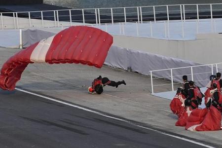 SAF conducting assessment of parachute jumps following Red Lion injury: Ng Eng Hen