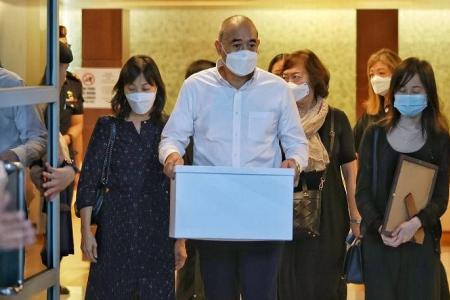 Family and friends bid farewell to NSF firefighter Edward Go at ceremonial funeral in Mandai