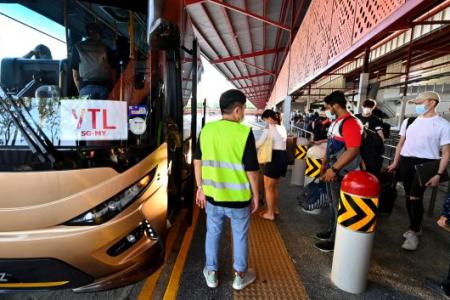 Malaysian PM Ismail, PM Lee witness land VTL launch at Woodlands Checkpoint