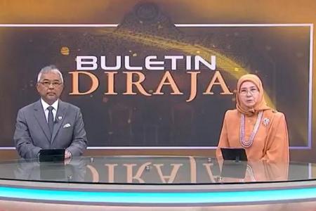 Malaysia’s King and Queen win hearts as news anchors