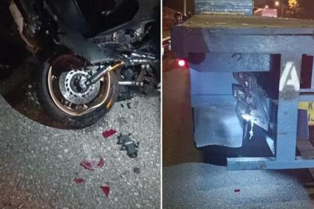 Singaporean motorcyclist, 23, dies in traffic accident on Second Link