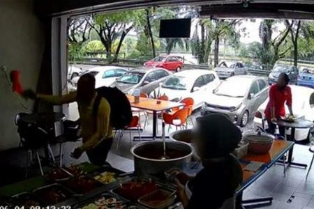 Customer runs amok in a restaurant after being called ‘pak cik'