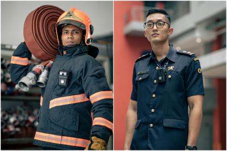 SCDF to roll out body-worn cameras for frontliners, enforcement officers